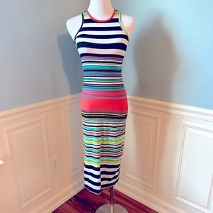 Girl’s multicolored sundress.